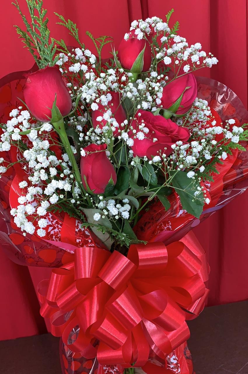 Ramalhete com 6 Rosas